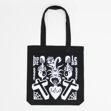 Tattoo Flash Black + White Tote