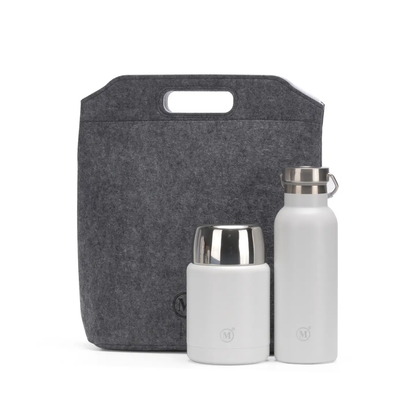 Minimal Lunch Bag Grey