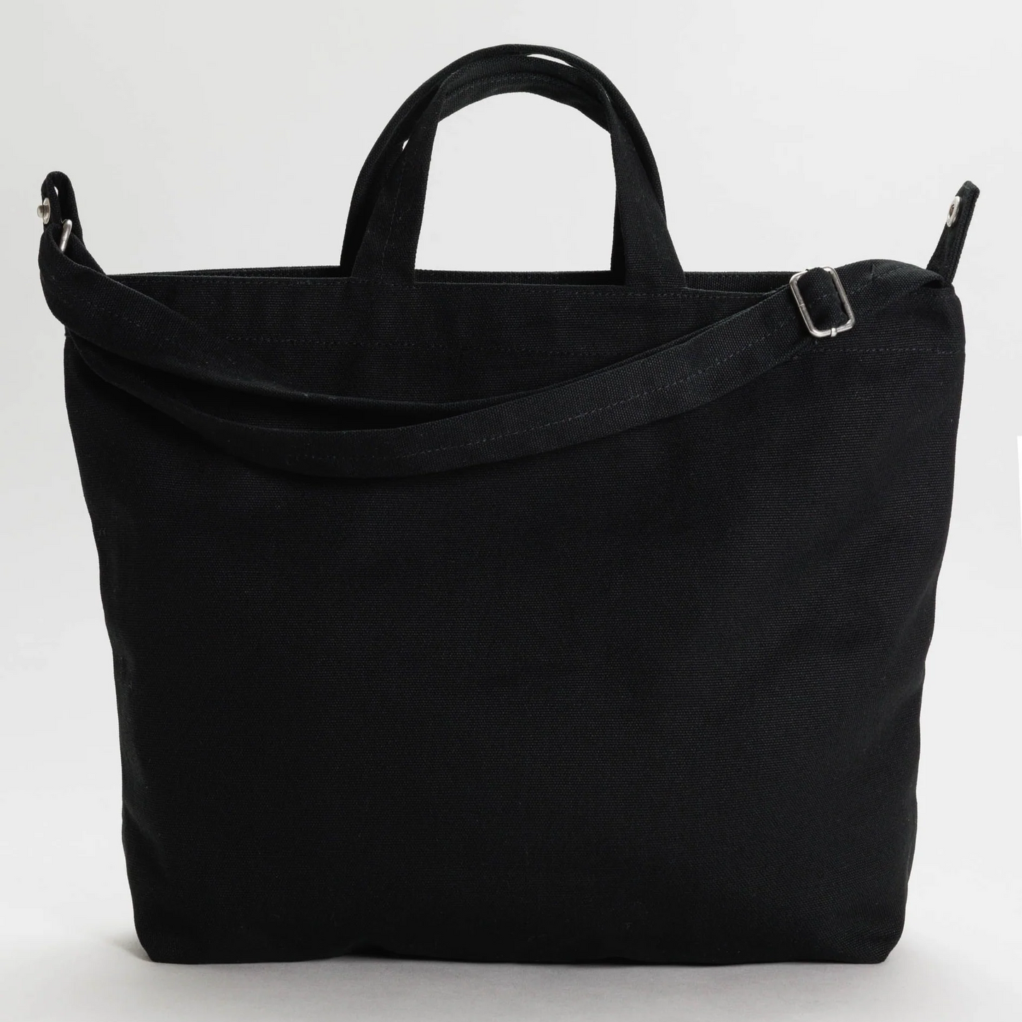 Horizontal Zip Duck Bag Black