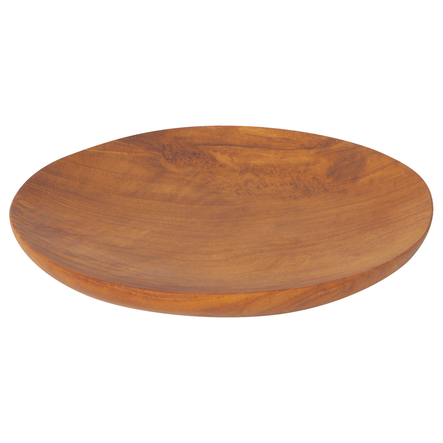 Teak Wood Plate Round Large