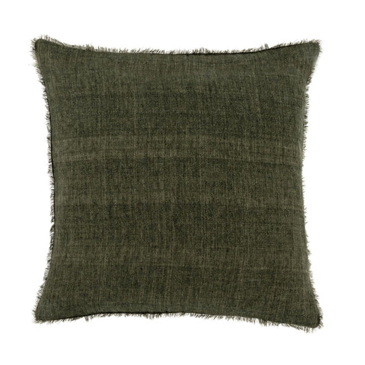 Lina Linen Pillow 20" Avocado