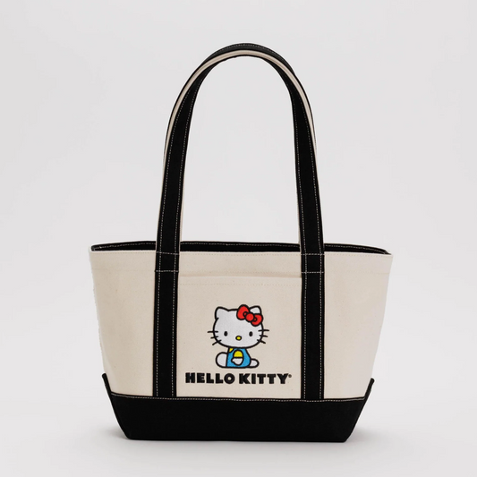 Small Embroidered Canvas Tote Hello Kitty