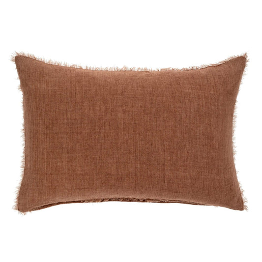 Lina Linen Lumbar Pillow Rooibos