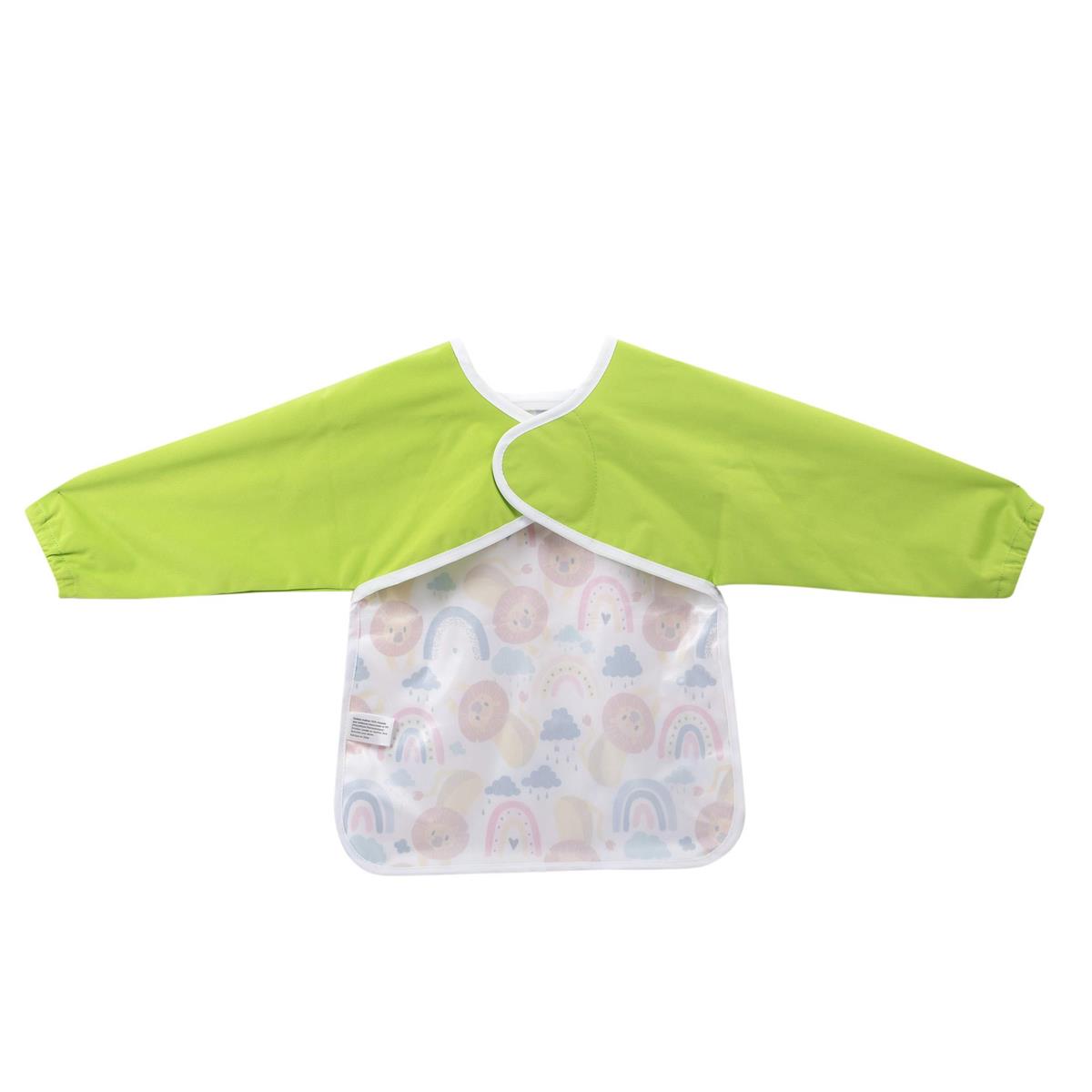 Green Lions Sleeved Bib