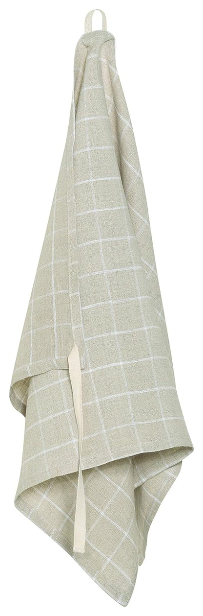 Denman Linen Apron Towel Graph Check