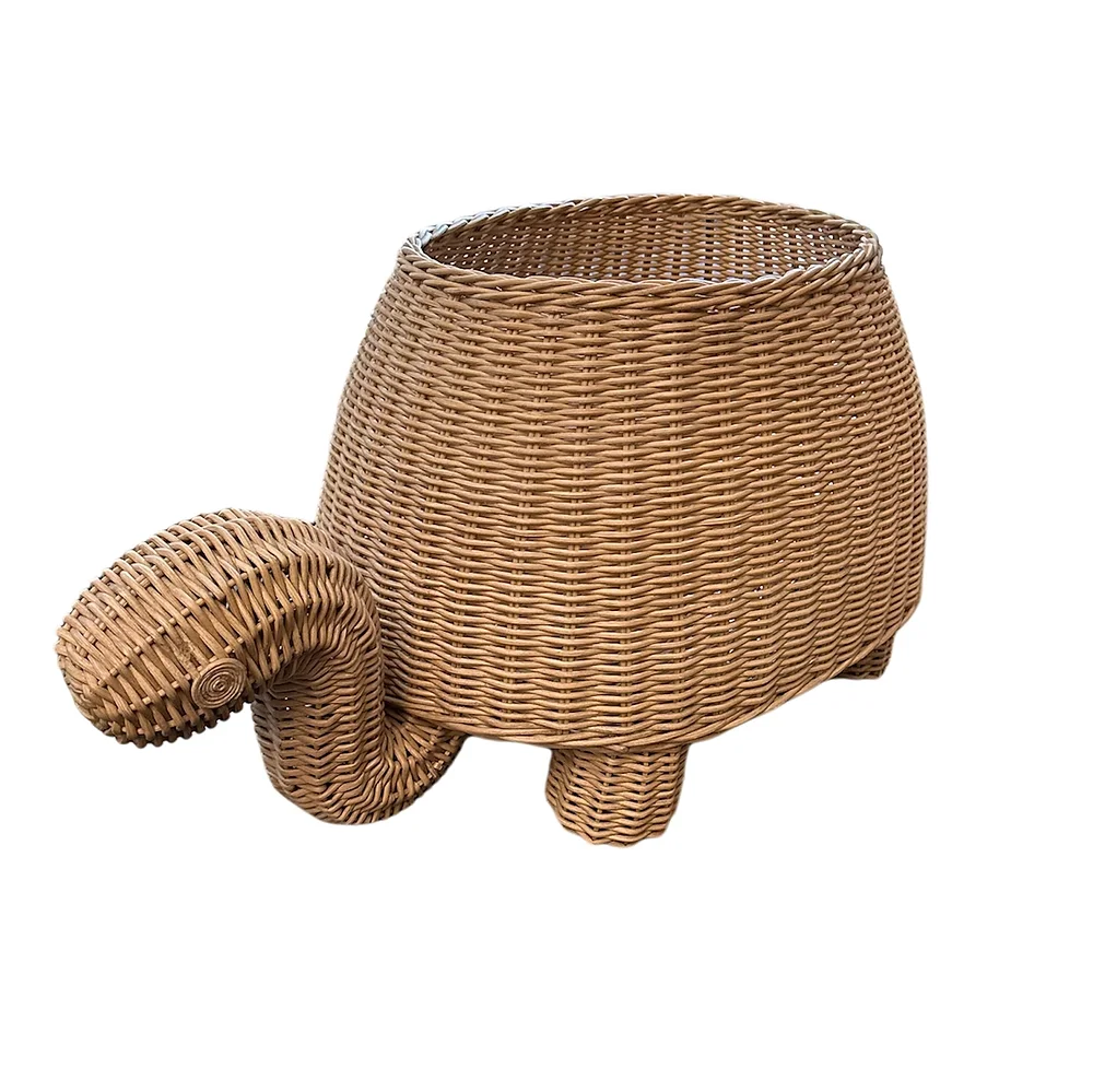 Turtle Rattan Basket