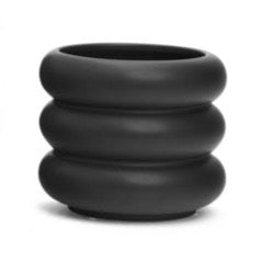 Valleton Bubble Planter Black