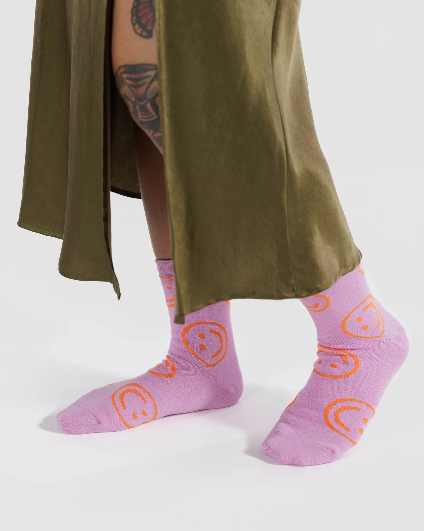 Crew Socks Peony Happy