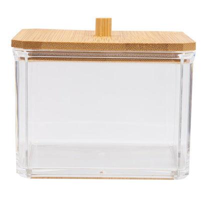 Square Container with Bamboo Lid