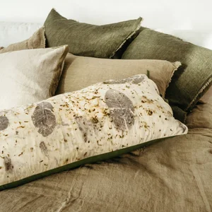 Lina Linen Pillow 20" Avocado