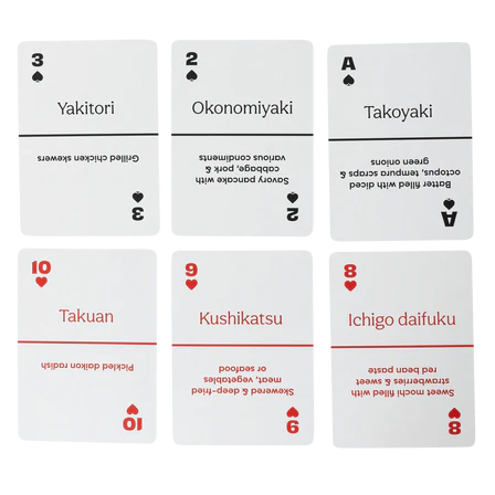 Japanese Street Food Playing Cards