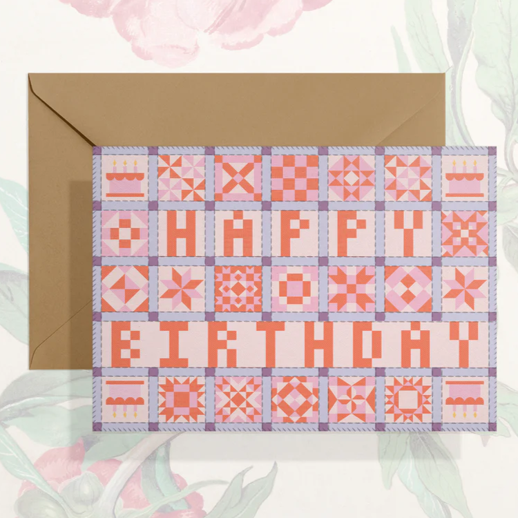 Happy Birthday Patchwork Card