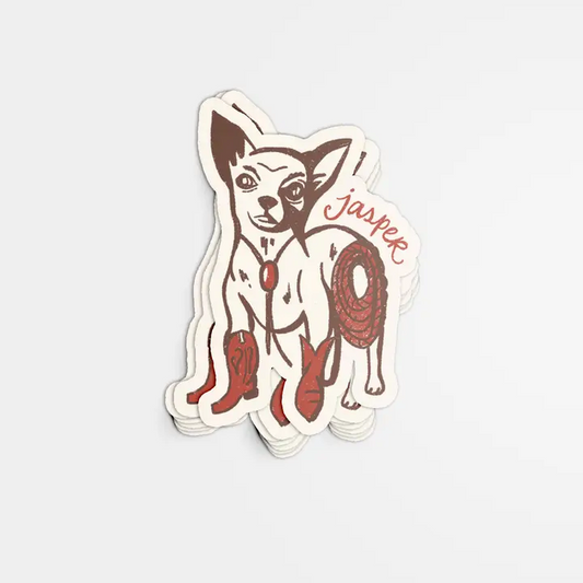 Jasper Western Cat Sticker