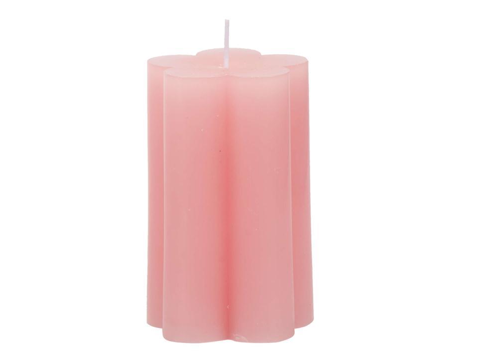 Flower Bubblegum Pink Candle