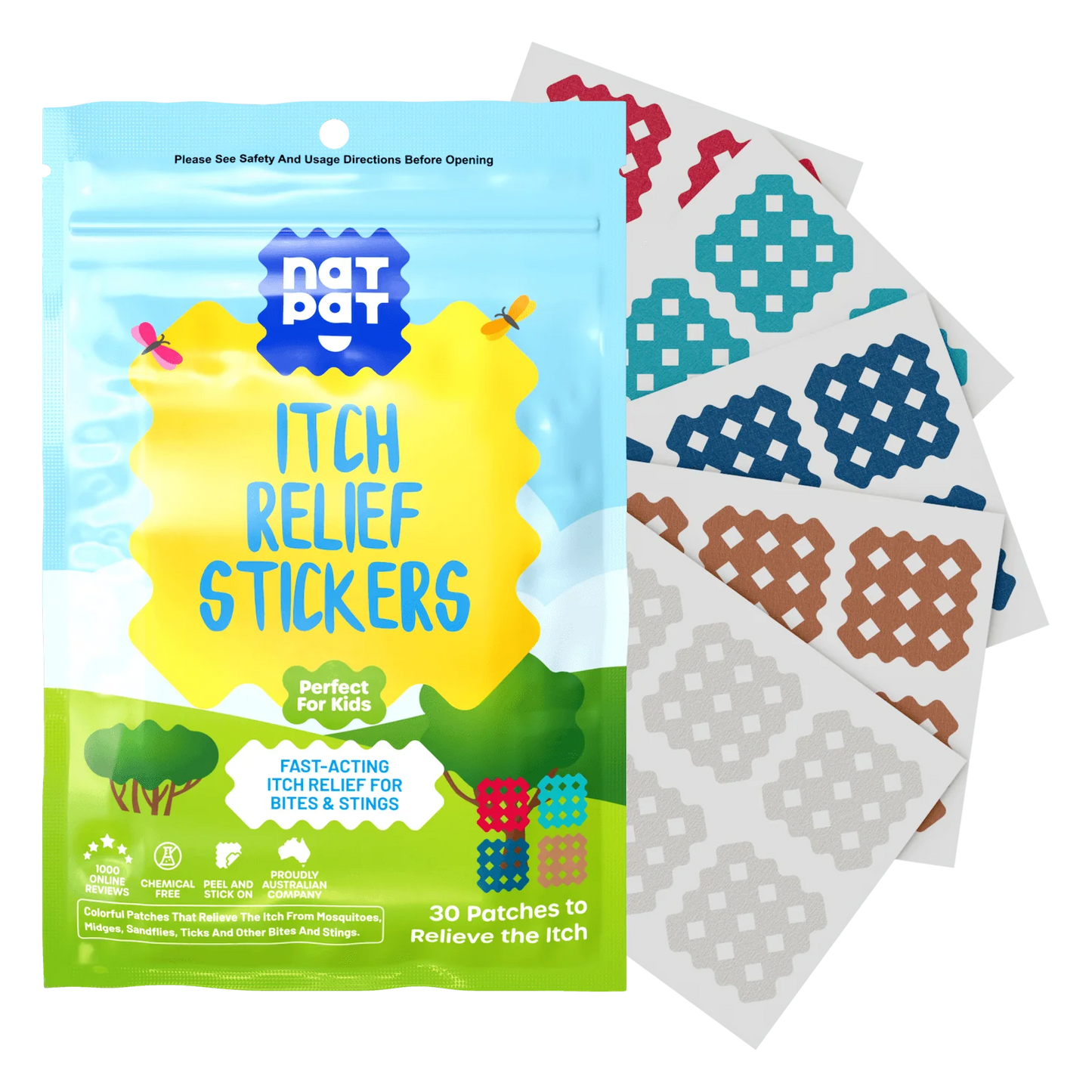 Magic Patch Natural Itch Relief /Bug Bite Relief Patches