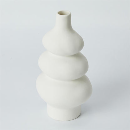 Bubble White Vase