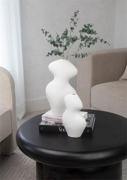 Wavy Cream Vase Small