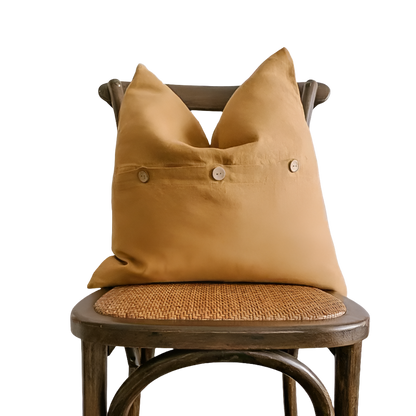 Linen Mustard Cushion Cover