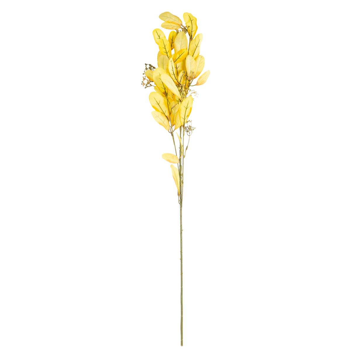 Seeded Artificial Foliage Stem Yellow