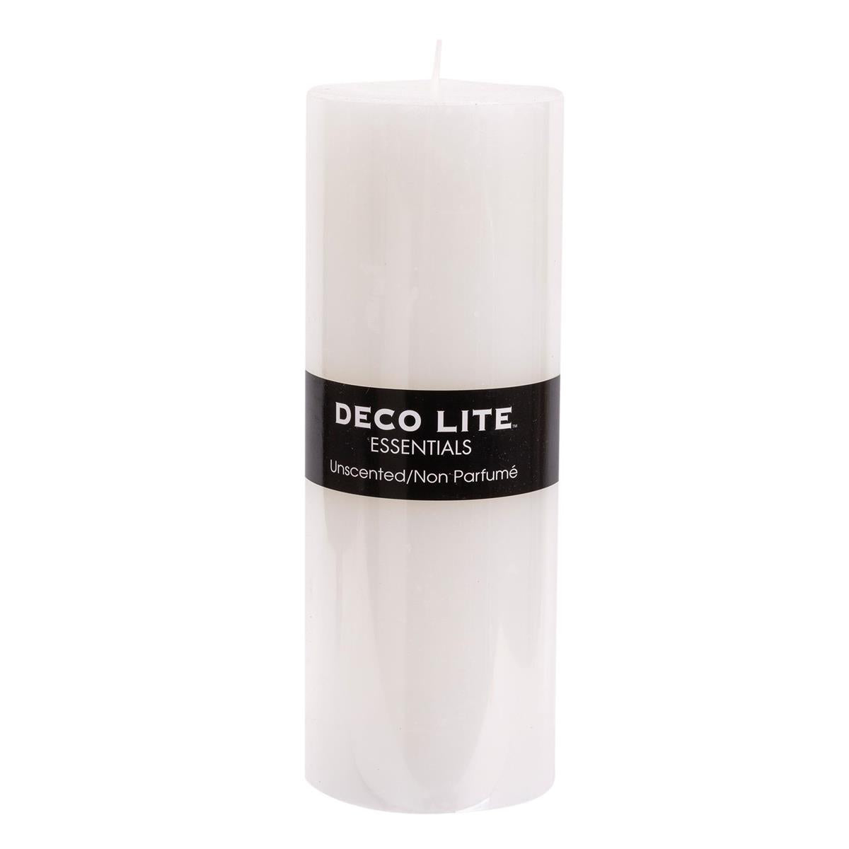 White Pillar Candle