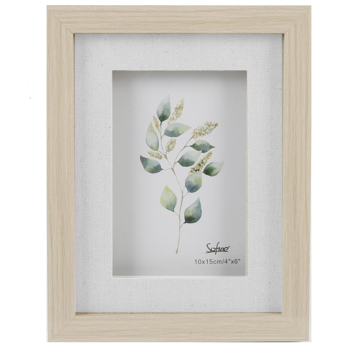 Jill Wood + Linen Frame Oak