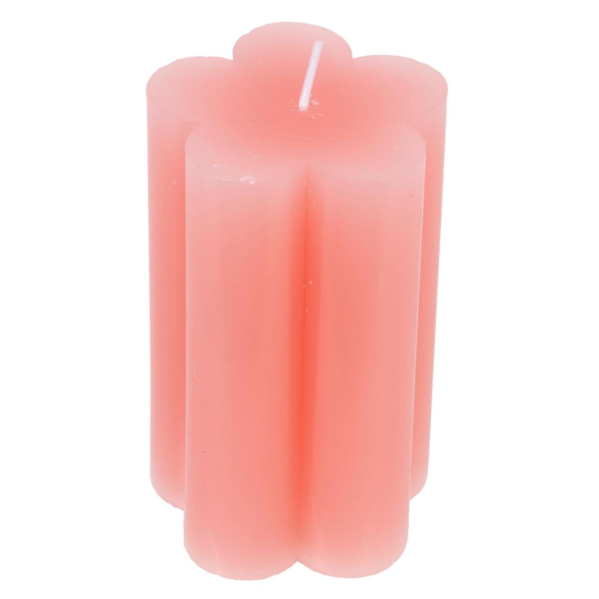 Flower Bubblegum Pink Candle