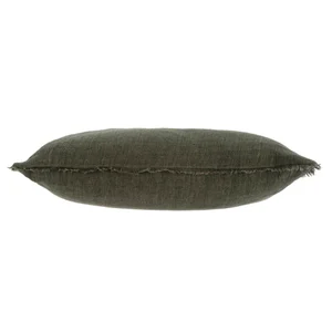 Lina Linen Lumbar Pillow Avacado