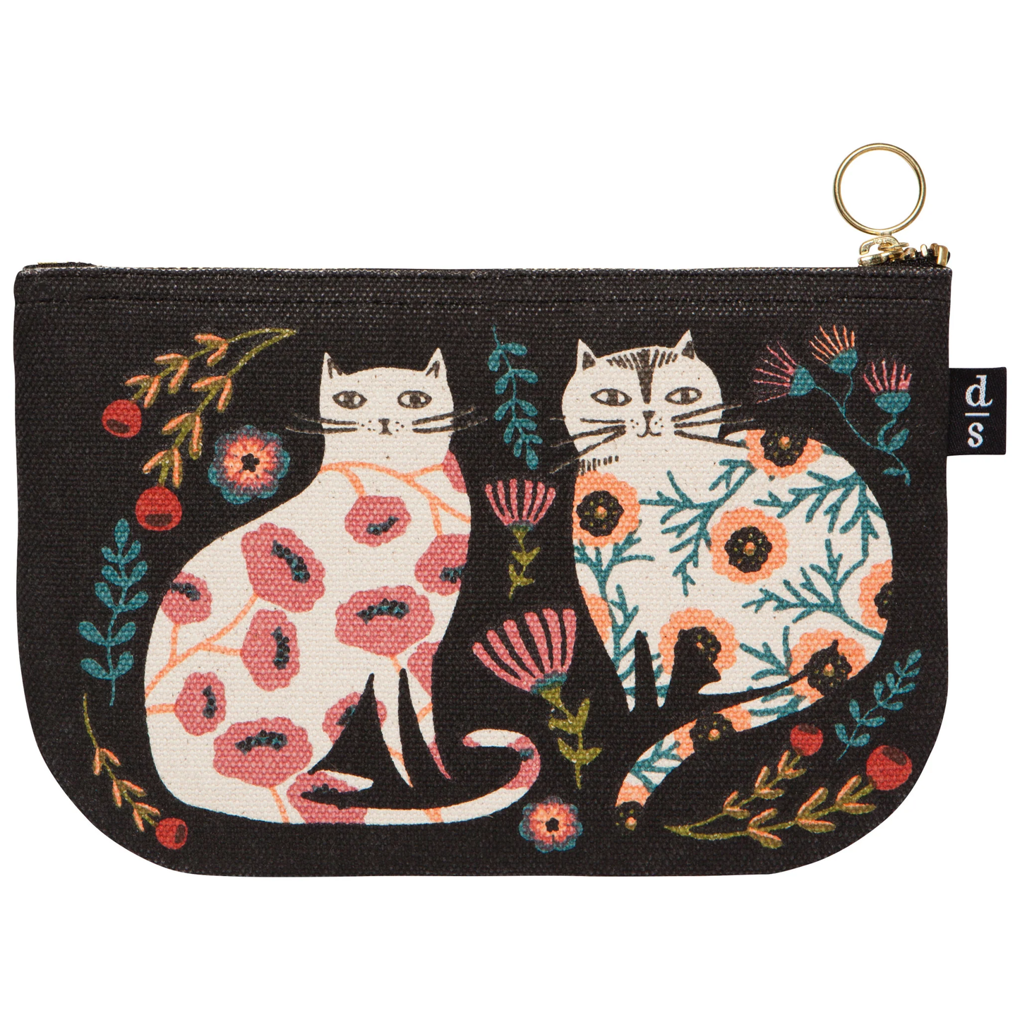 Catbloom Zippered Pouch Small