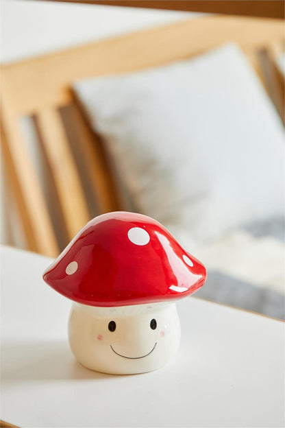 Happy Mushroom Money Bank