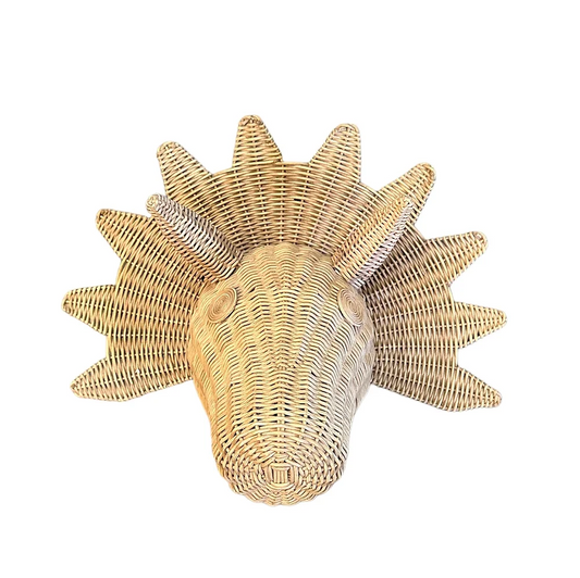 Dino Rattan Wall Decor