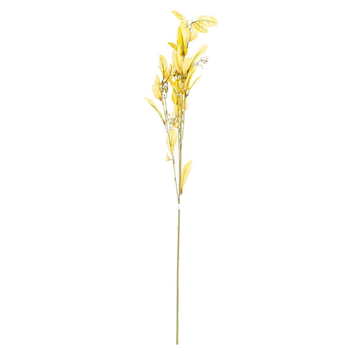 Seeded Artificial Foliage Stem Yellow