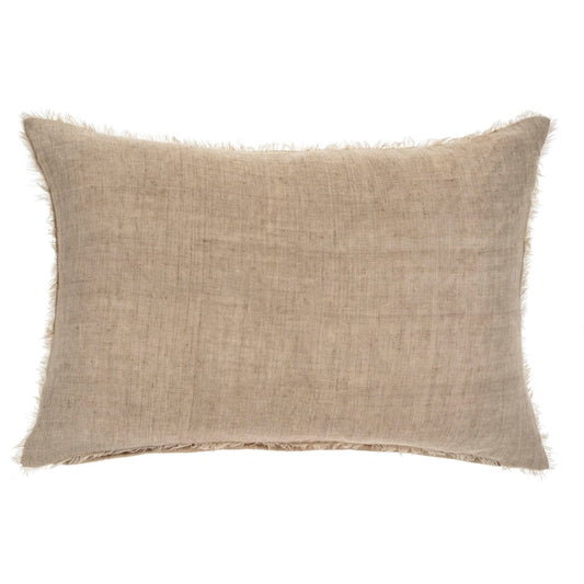 Lina Linen Lumbar Pillow Oat