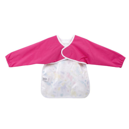 Pink Unicorn Sleeved Bib