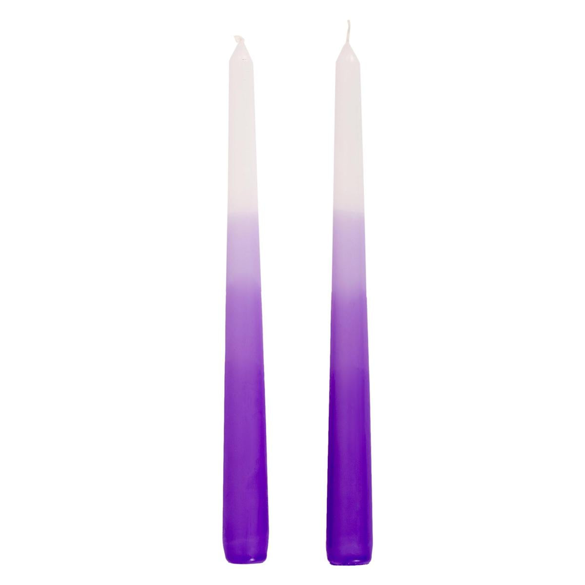 Dipped Lilac Tapers