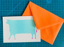 Cow Riso Card