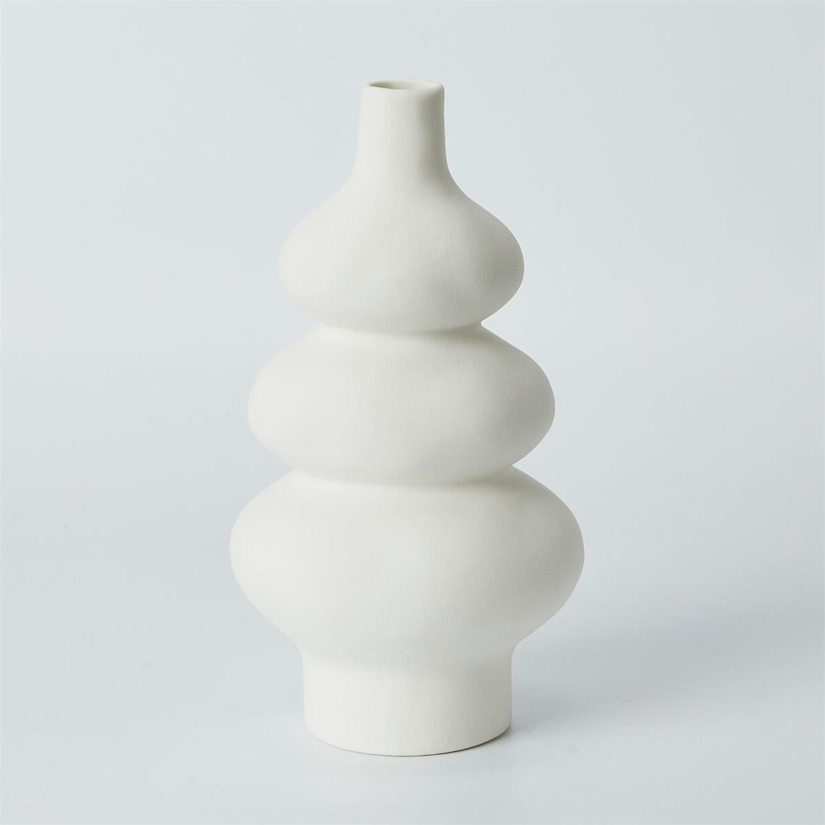 Bubble White Vase