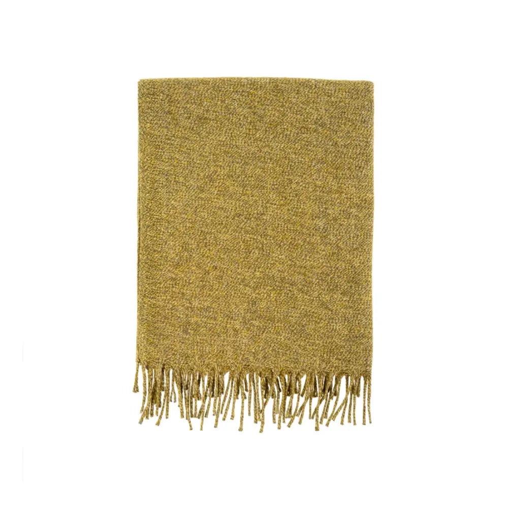 Indaba - Adair Wool Blend Throw Olive