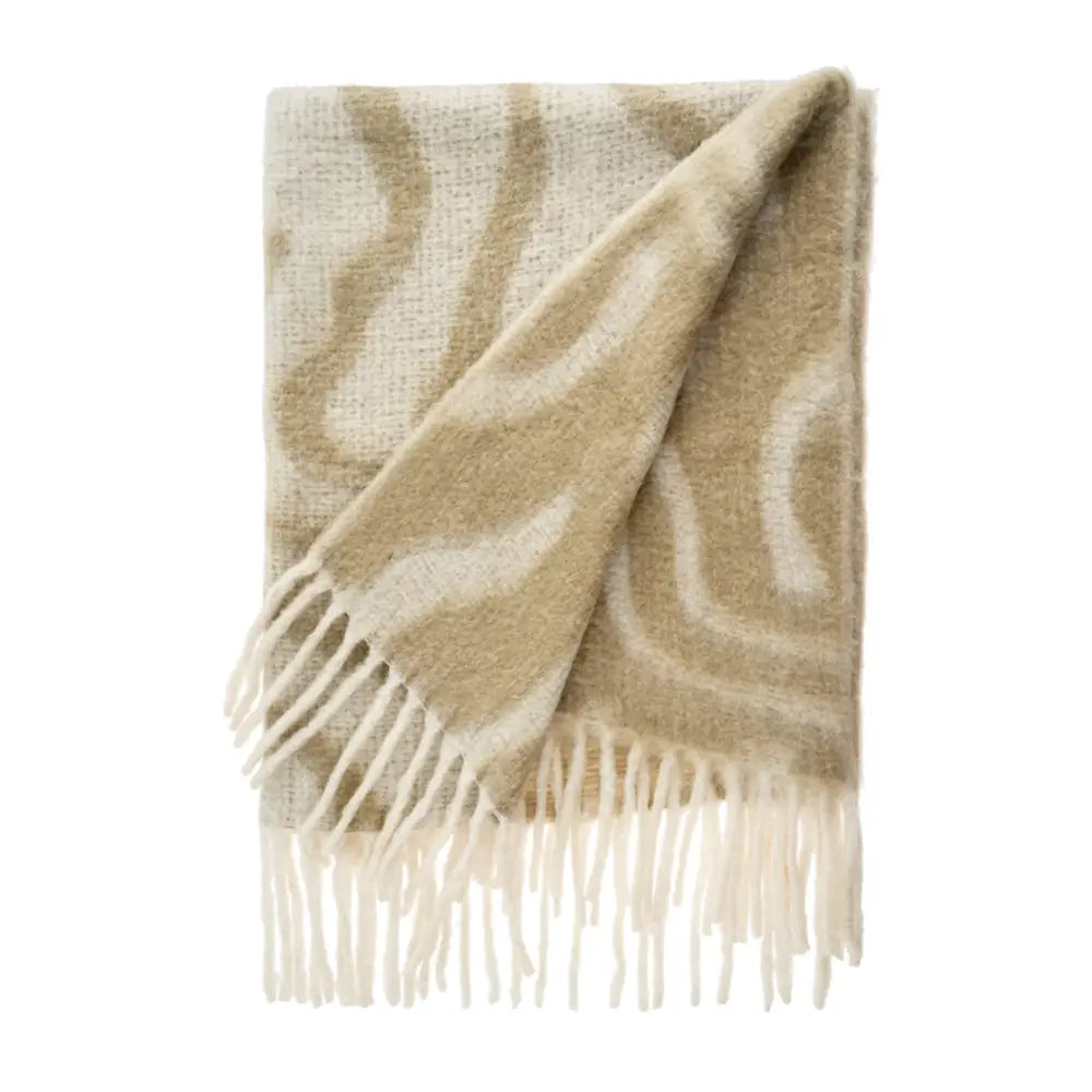 Indaba - Bergen Wool Blend Throw Pampas