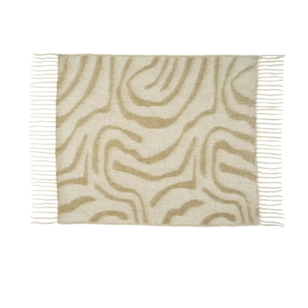 Indaba - Bergen Wool Blend Throw Pampas