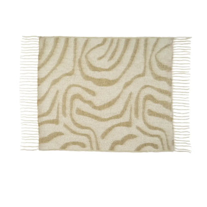 Indaba - Bergen Wool Blend Throw Pampas