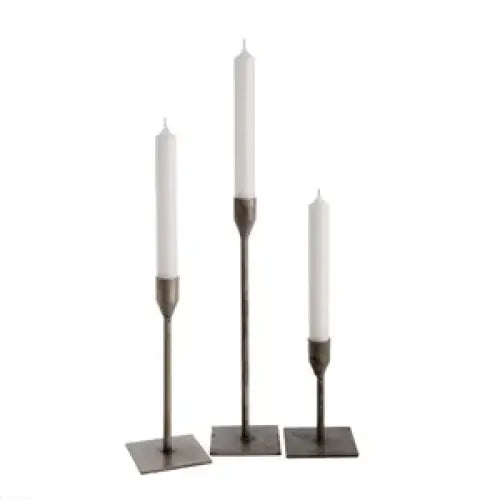 Bonita Candle Holder Silver Large - PABOOM