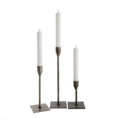 Bonita Candle Holder Silver Large - PABOOM