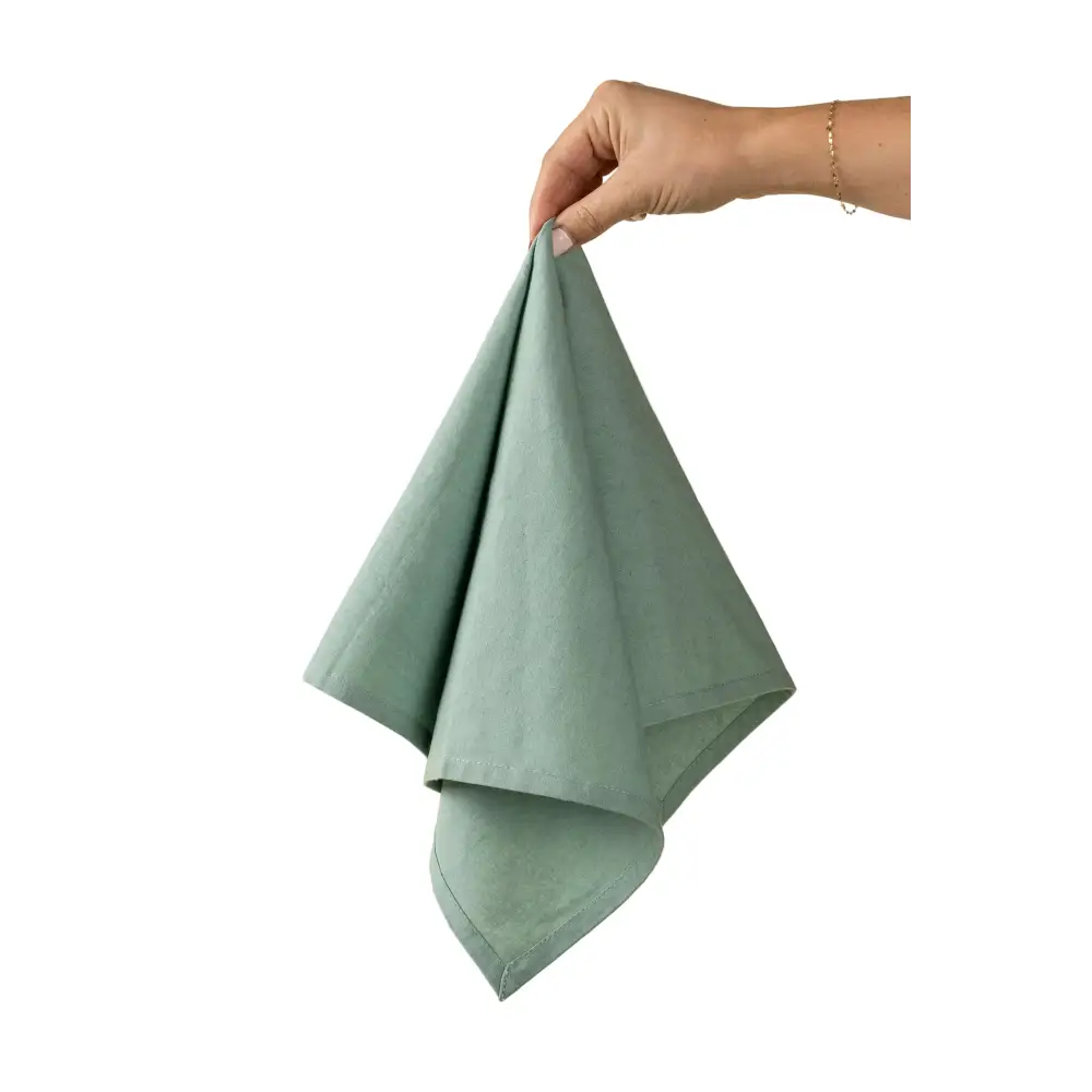 Calla Cotton Napkins Set - Truffle