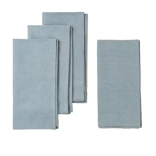 Calla Cotton Napkins Set - Tea Green