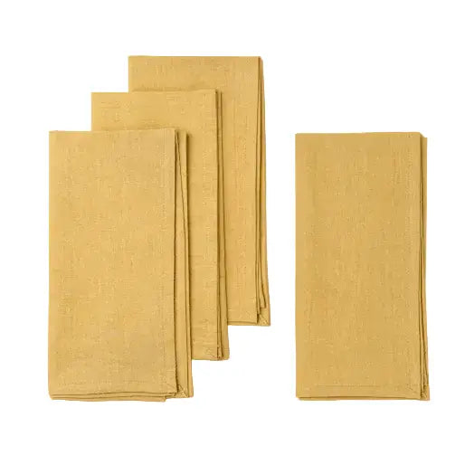 Calla Cotton Napkins Set - Tea Green