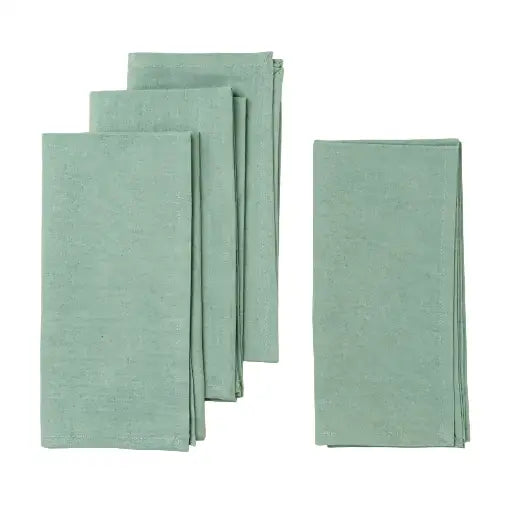 Calla Cotton Napkins Set - Truffle