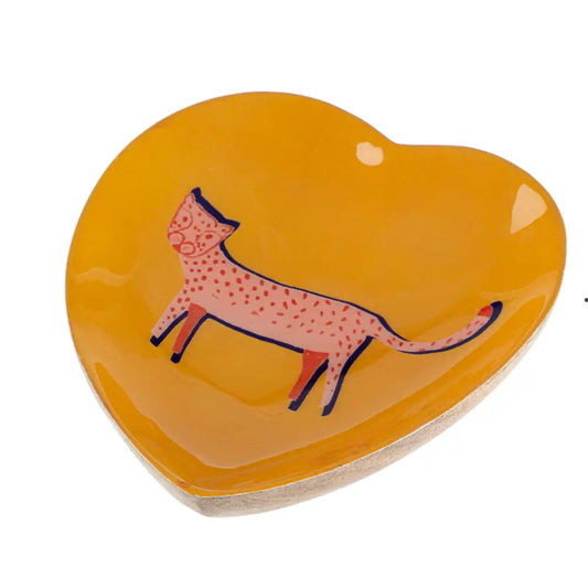 Cat Trinket Dish Ochre - PABOOM