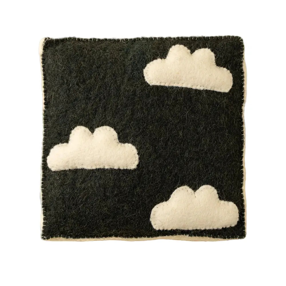 Indaba - Cloudy Day Felt Wall Plaque