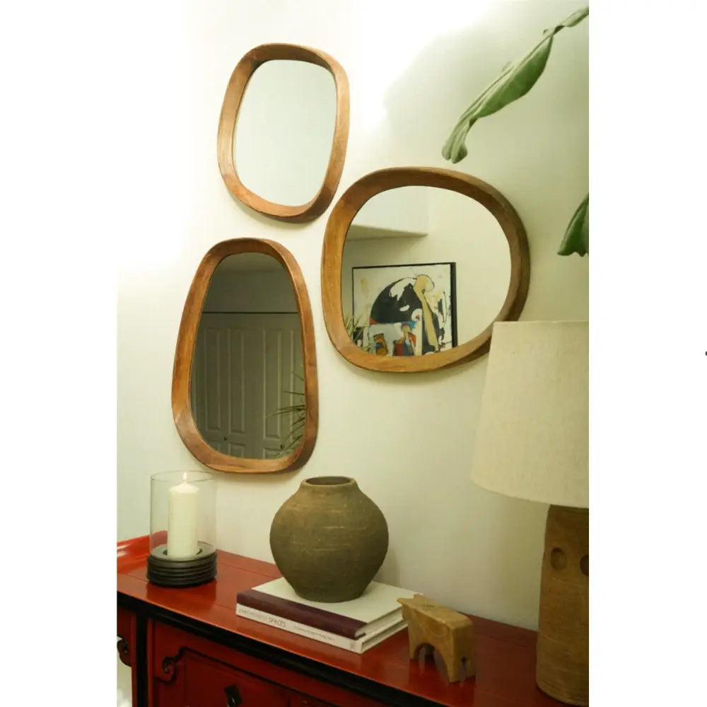 Indaba - Cobblestone Mirror 20x25”