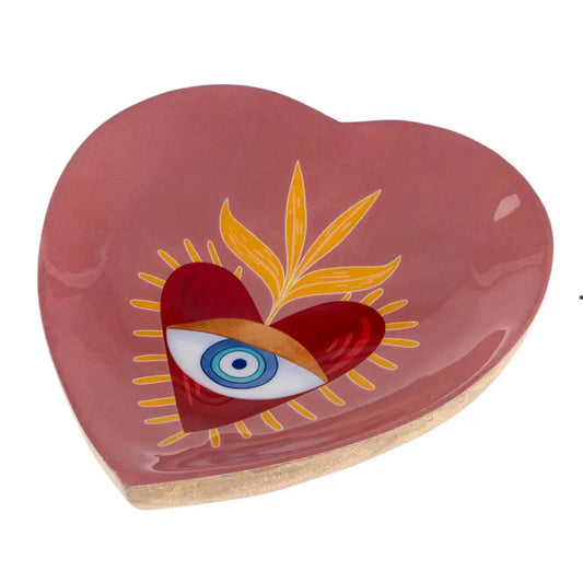 Evil Eye Trinket Dish Pink - PABOOM